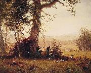 Albert Bierstadt Guerrilla_Warfare (Picket Duty In Virginia) Spain oil painting artist